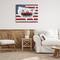 Stupell Industries Farmhouse American Flag Canvas Wall Art